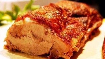 Свиная шейка с овощами в фольге