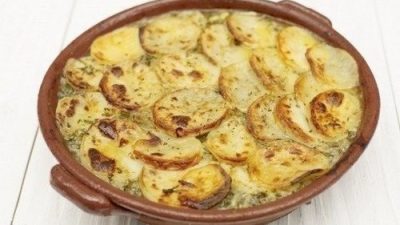 Свинина под картофелем в майонезе
