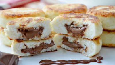 Сырники с начинкой в овсяной панировке