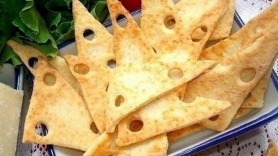 Сырные крекеры из пармезана