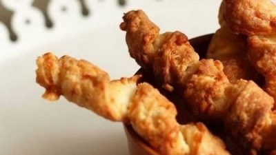 Сырные завитки к супу