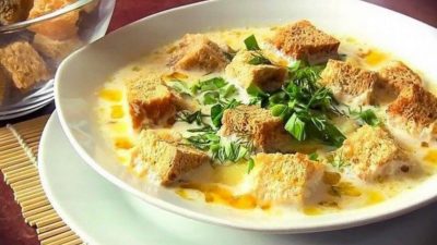 Сырный супчик с картофелем и морковью