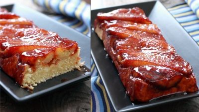 Татен банановый с карамелью