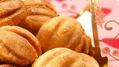 Тесто для песочных орешков со сгущенкой