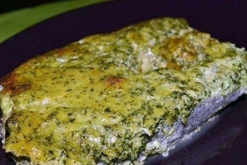Тилапия под сливочным соусом с сыром