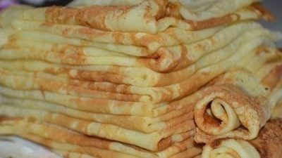 Тонкие блинчики на молоке по-домашнему