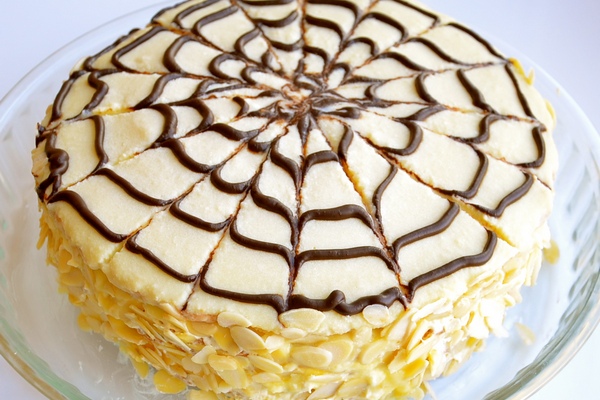 Торт «Эстерхази» в белом шоколаде