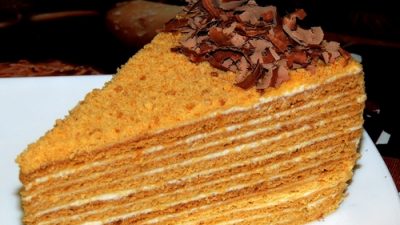 Торт «Медовик» со сгущенным молоком
