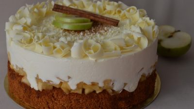 Торт «Медовое яблочко» со сливками