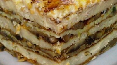 Торт мясной из куриного фарша