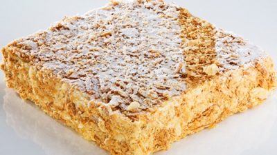 Торт Наполеон с заварным кремом по-домашнему