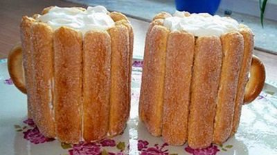 Торт «Пивная кружка» без выпечки
