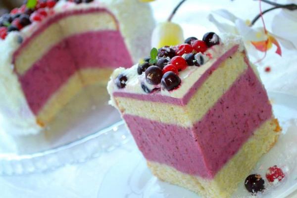 Торт «Смородиновое настроение» с ягодным муссом