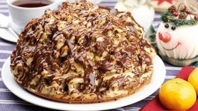 Торт «Ванька кучерявый» с молочным кремом