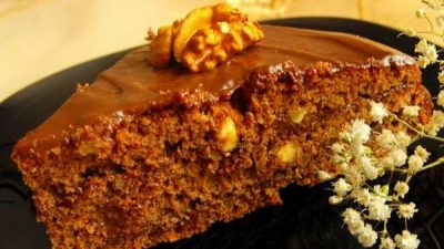 Тортик с орехами без выпечки