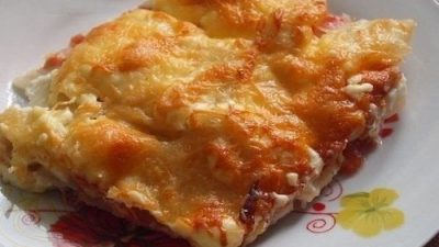 Традиционная мусака с рыбой