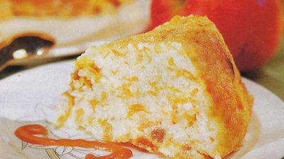 Творожная запеканка с кефиром и морковью