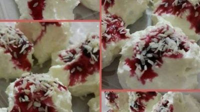 Творожно-кокосовые конфеты без сахара