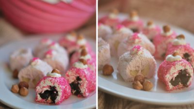 Творожные роллы с черносливом и бананом