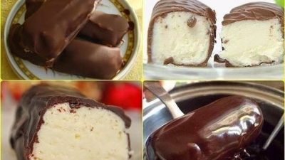 Творожные сырки с начинкой в шоколаде