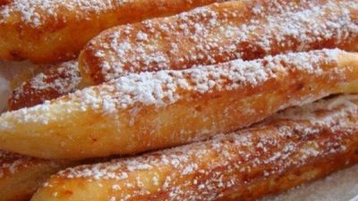 Творожные трубочки на сметане