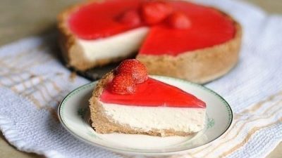 Творожный чизкейк на песочной основе