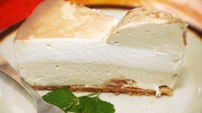 Творожный чизкейк с цедрой лимона