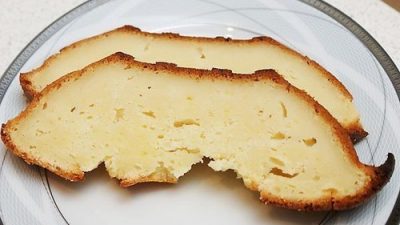 Творожный кекс с лимонным соком