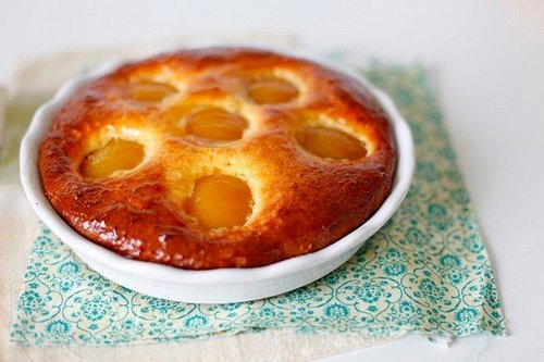 Пирог с персиками консервированными рецепт с фото