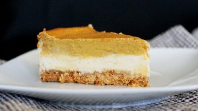 Тыквенный чизкейк с крекером