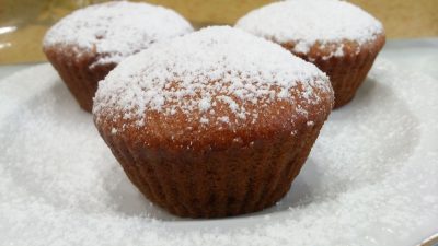 Постные медовые кексы без яиц