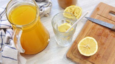 Имбирный напиток с лимоном и медом