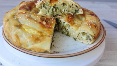 Вертута с сыром и зеленью