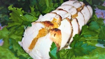 Куриная грудка с мандаринами запеченная в духовке