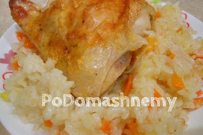 Курица с рисом с духовке🥘 ПП рецепт - рецепт автора Юлия ППешечка 😘