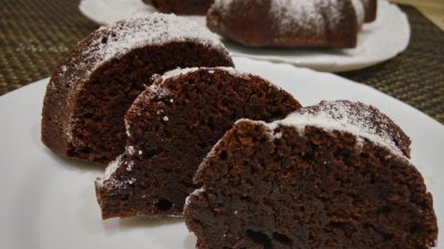Постный шоколадный кекс на воде