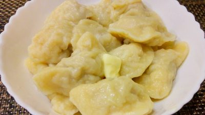 Вареники на кефире с фаршем