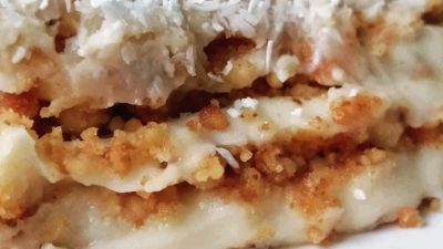 Торт со сметанным кремом без выпечки