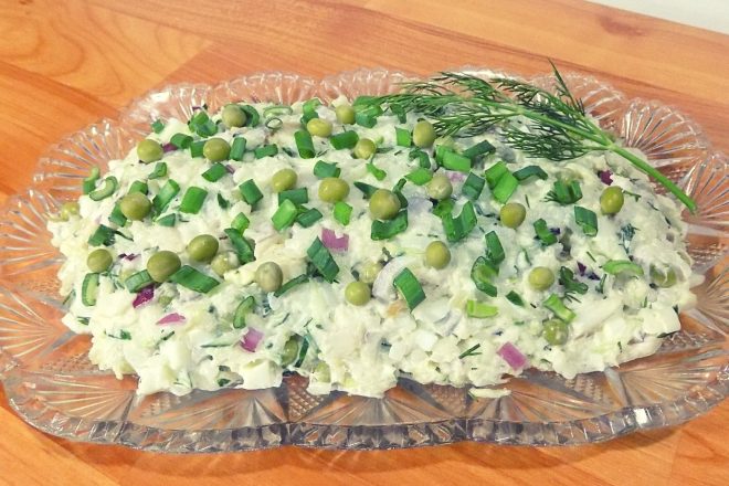 Сборник популярных рецептов салатов с зеленым горошком – Еда – Домашний