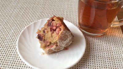 Овсяный кекс с вишней