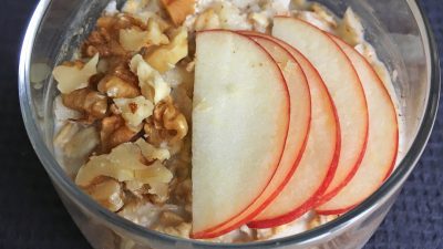 Ленивая овсянка на молоке