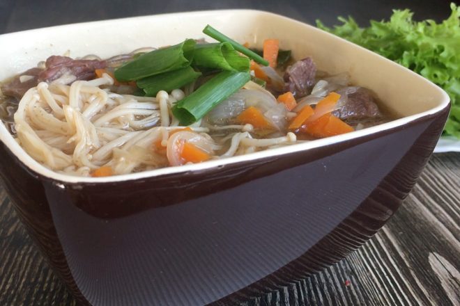 Суп с лапшой и говядиной рецепт – Тайская кухня: Супы. «Еда»