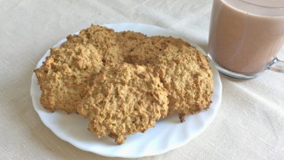 Овсяное печенье без яиц и сахара