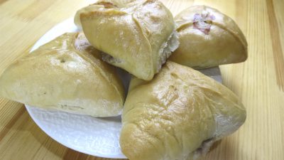 Треугольные пирожки Эчпочмаки с мясом и картошкой