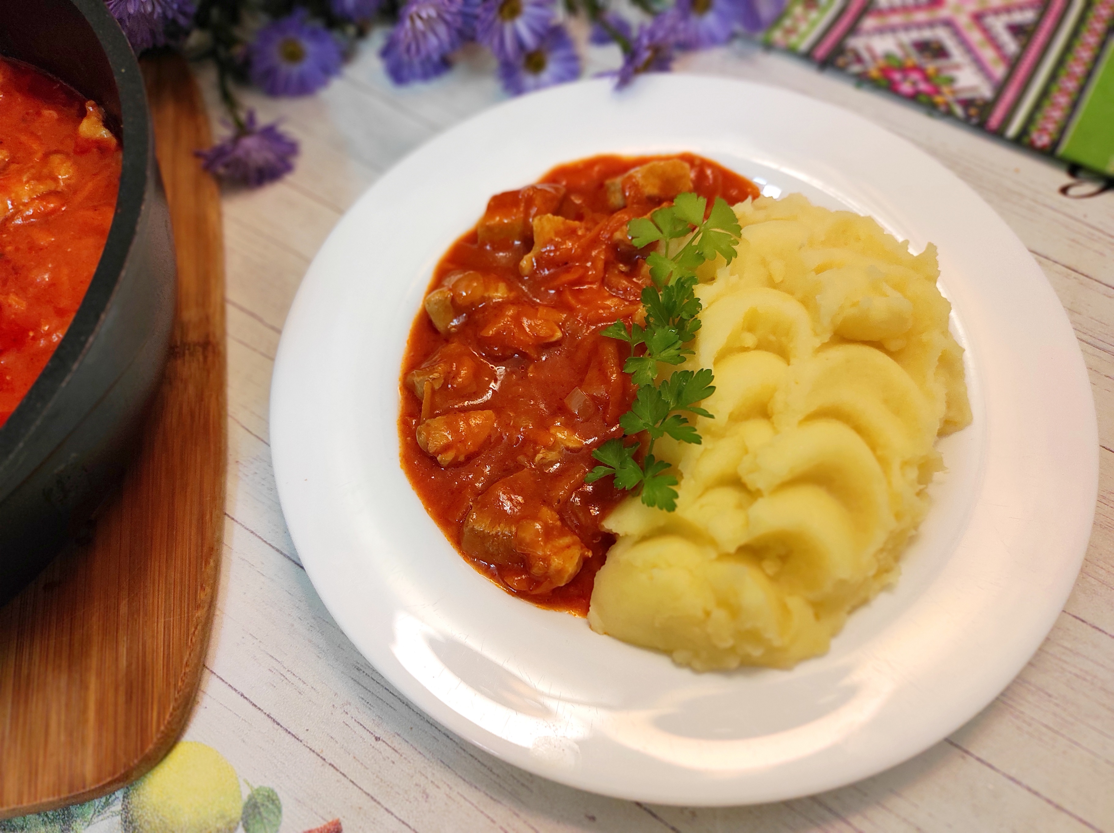 Подлива с мясом к макаронам — рецепт с фото пошагово