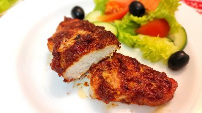 Мясо в томатном маринаде в духовке
