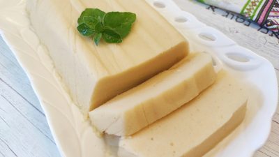 Десерт из яблочного пюре с желатином