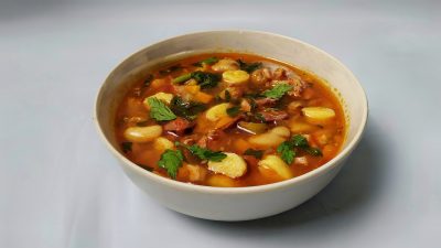 Суп из свиных рёбрышек – кулинарный рецепт
