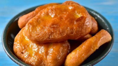 Пышки на кефире с медом