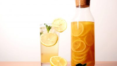 Домашний лимонад из лимонов с мятой